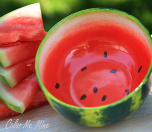 Altamonte Springs Color Me Mine Watermelon Bowl