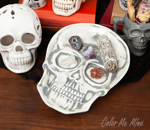 Altamonte Springs Color Me Mine Vintage Skull Plate