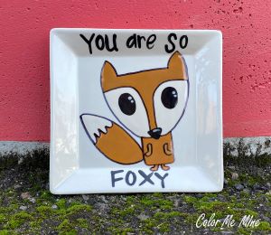 Altamonte Springs Color Me Mine Fox Plate