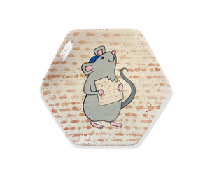 Altamonte Springs Color Me Mine Matzah Mouse Plate