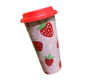 Altamonte Springs Color Me Mine Strawberry Travel Mug