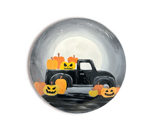 Altamonte Springs Color Me Mine Pumpkin Truck Plate