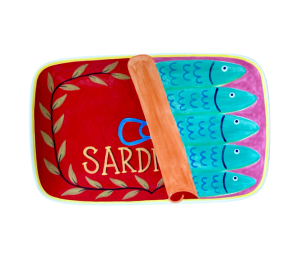 Altamonte Springs Color Me Mine Sardines Dinner Plate