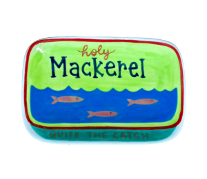 Altamonte Springs Color Me Mine Mackerel Appetizer Plate