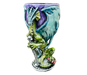 Altamonte Springs Color Me Mine Antique Dragon Goblet