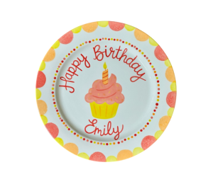 Altamonte Springs Color Me Mine Birthday Cupcake Plate